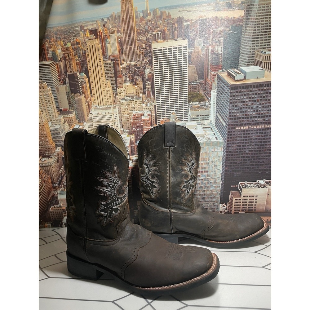 Double H 3258 Oil Resisting Western Cowboy Boots Mens Made in Mexico Size 14 D
